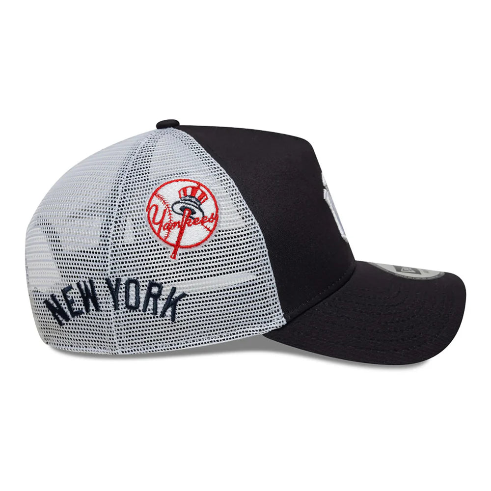 New Era - New York Yankees Multi Patch Trucker Cap - Navy/White